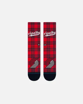 Stance X NBA Portland Trail Blazers Crewcut Socks Multi