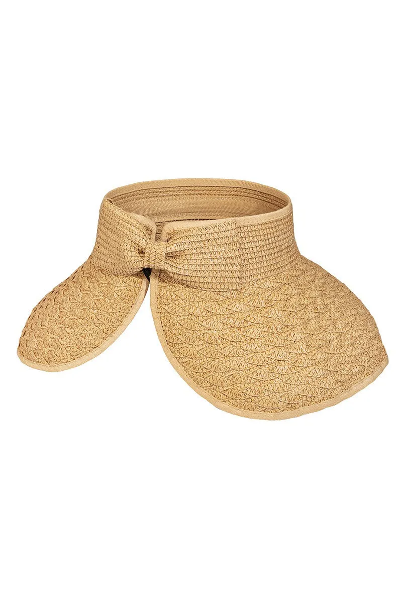 SUMMER STRAW VISOR HAT