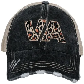 VA Virginia Leopard State Wholesale Hat