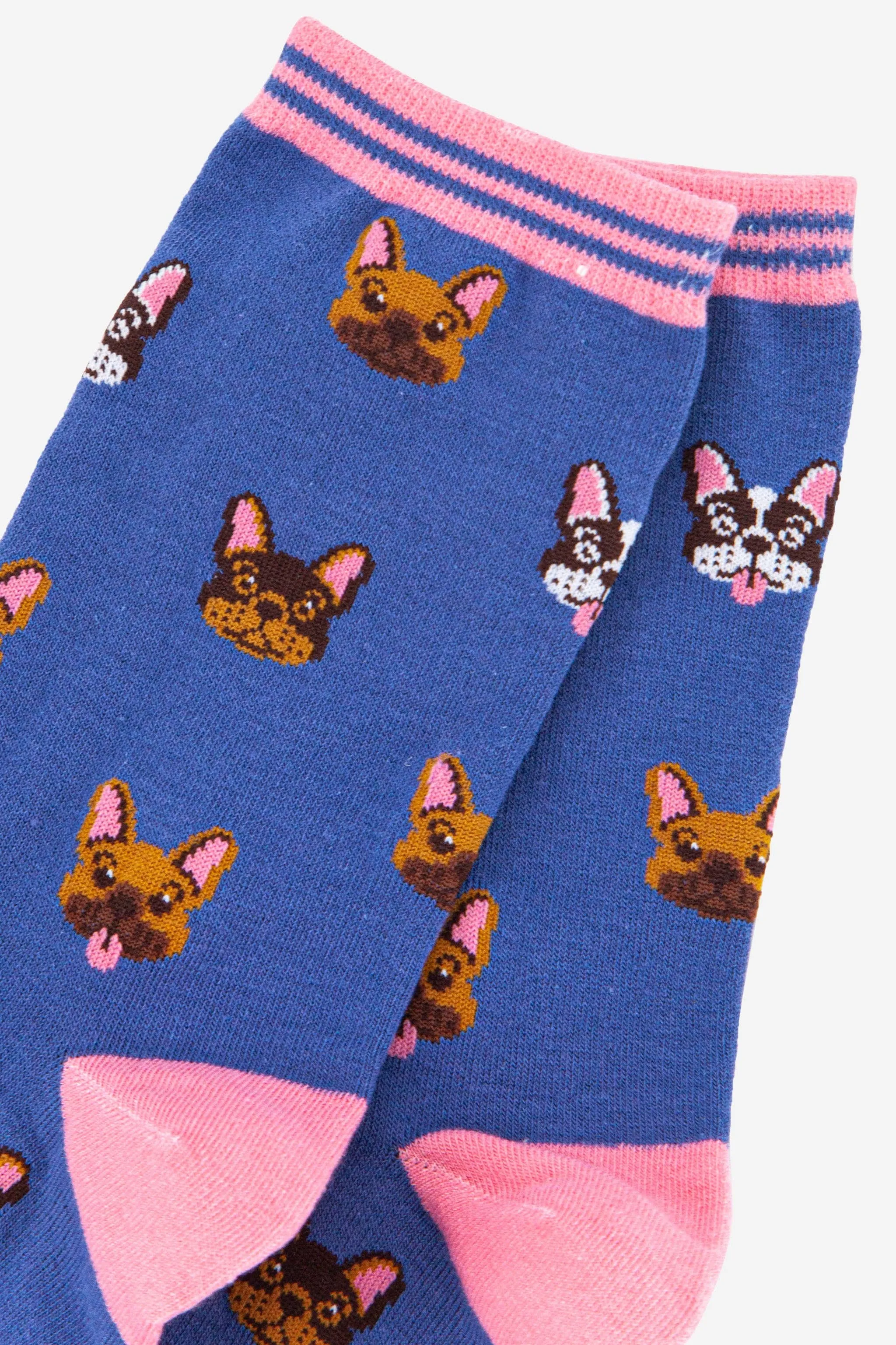 Women's French Bulldog Bamboo Dog Socks